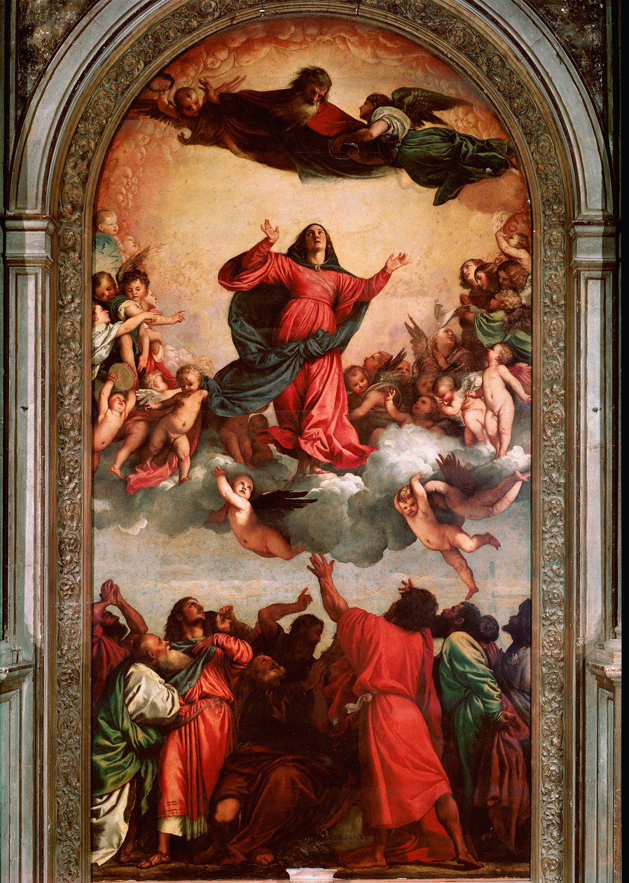 Tiziano Vecellio 的假设绘画称为提香（1485-1576） 作者 蒂齐亚诺·韦切利（Tiziano Vecelli）