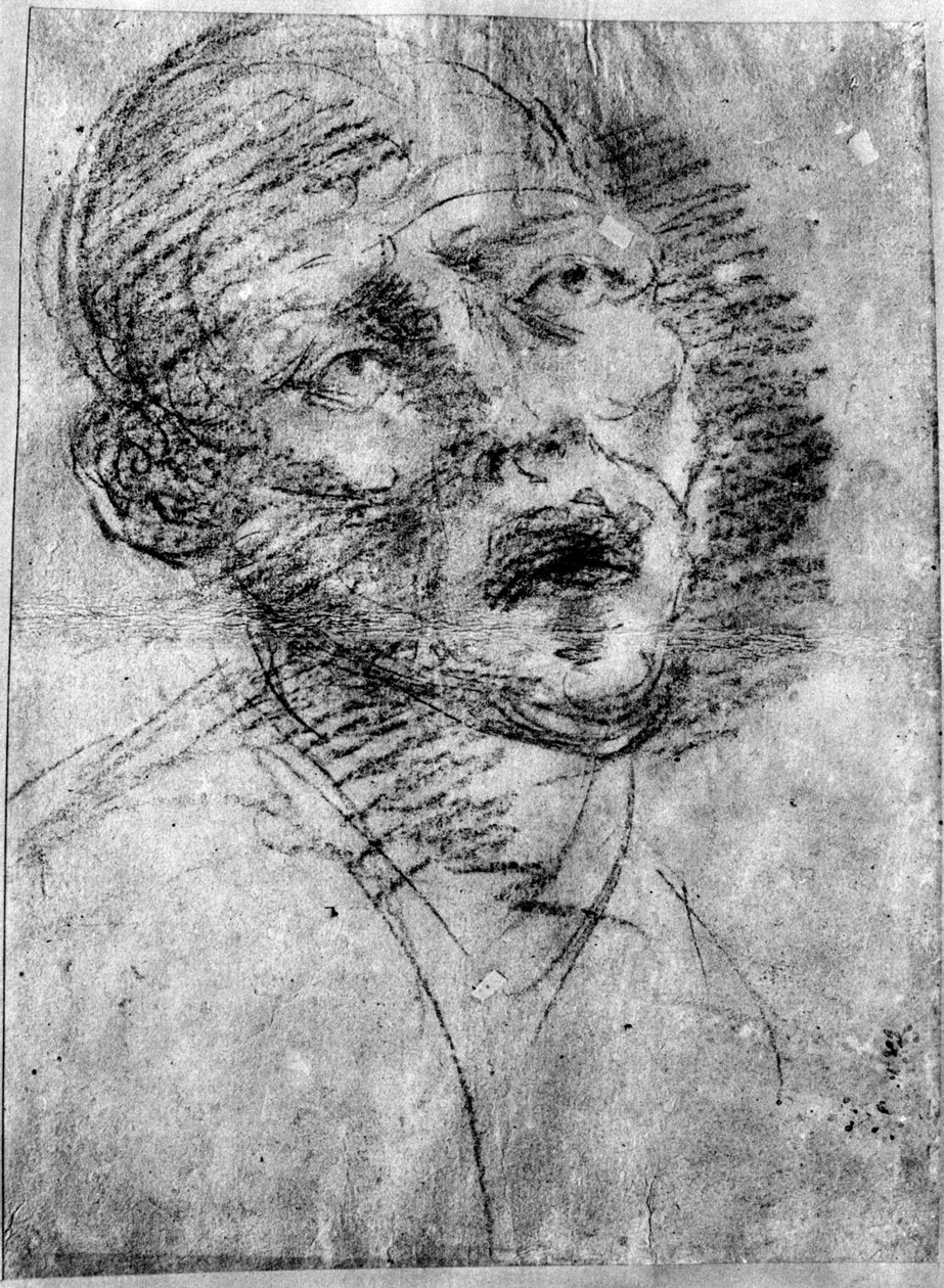 荒野之首，c1525，1937年 作者 蒂齐亚诺·韦切利（Tiziano Vecelli）