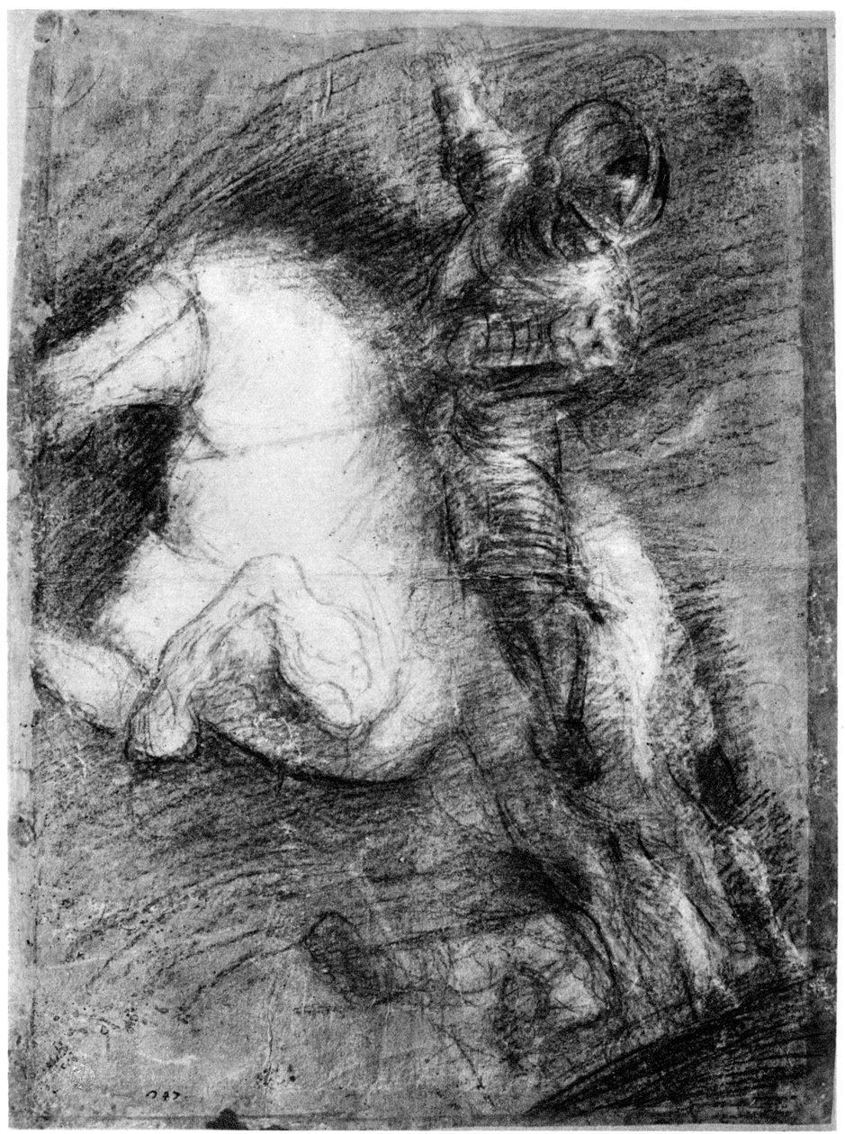 卡多雷战役的骑兵，c1525，1937年 作者 蒂齐亚诺·韦切利（Tiziano Vecelli）