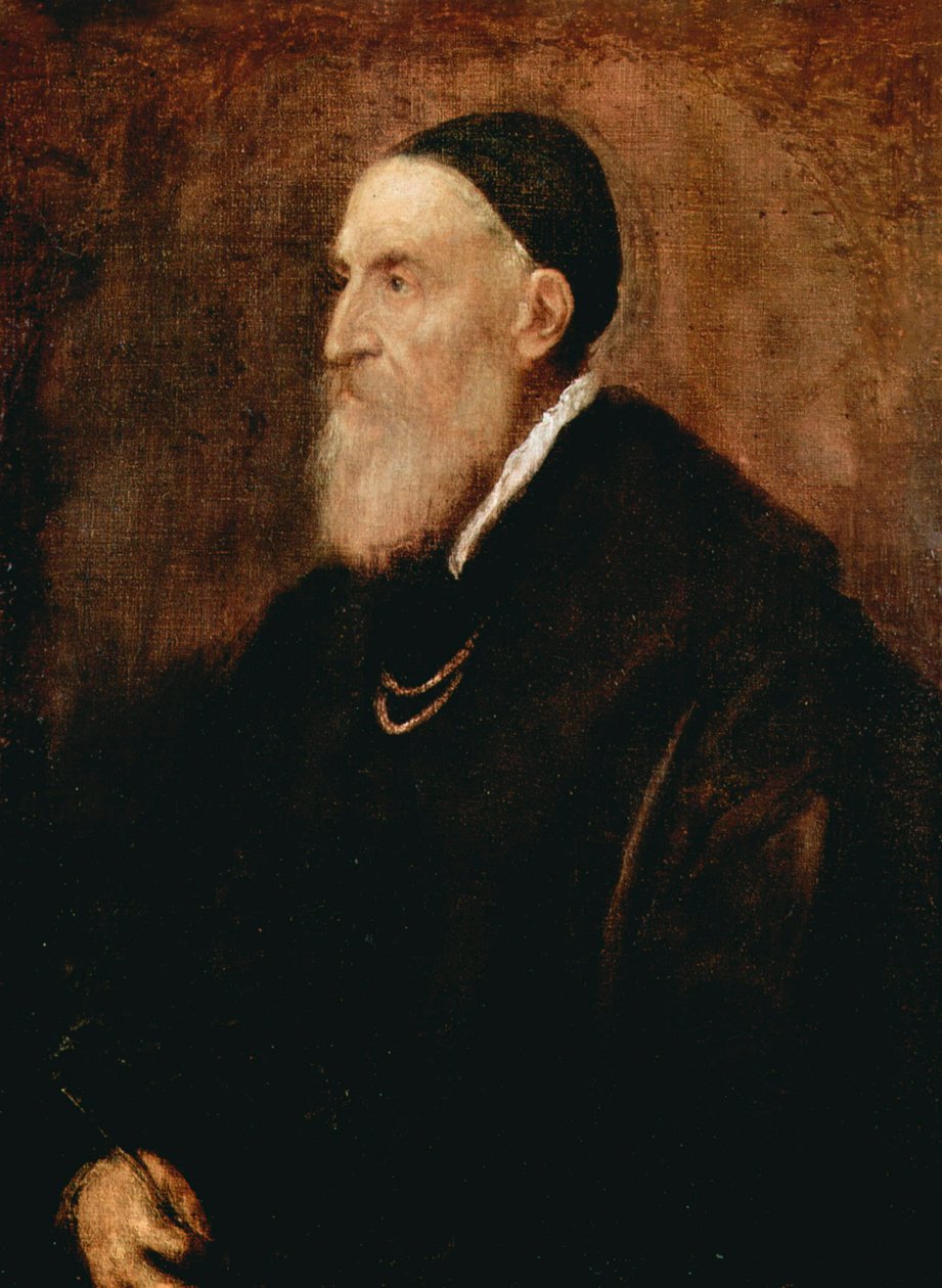自画像，c1567 作者 蒂齐亚诺·韦切利（Tiziano Vecelli）