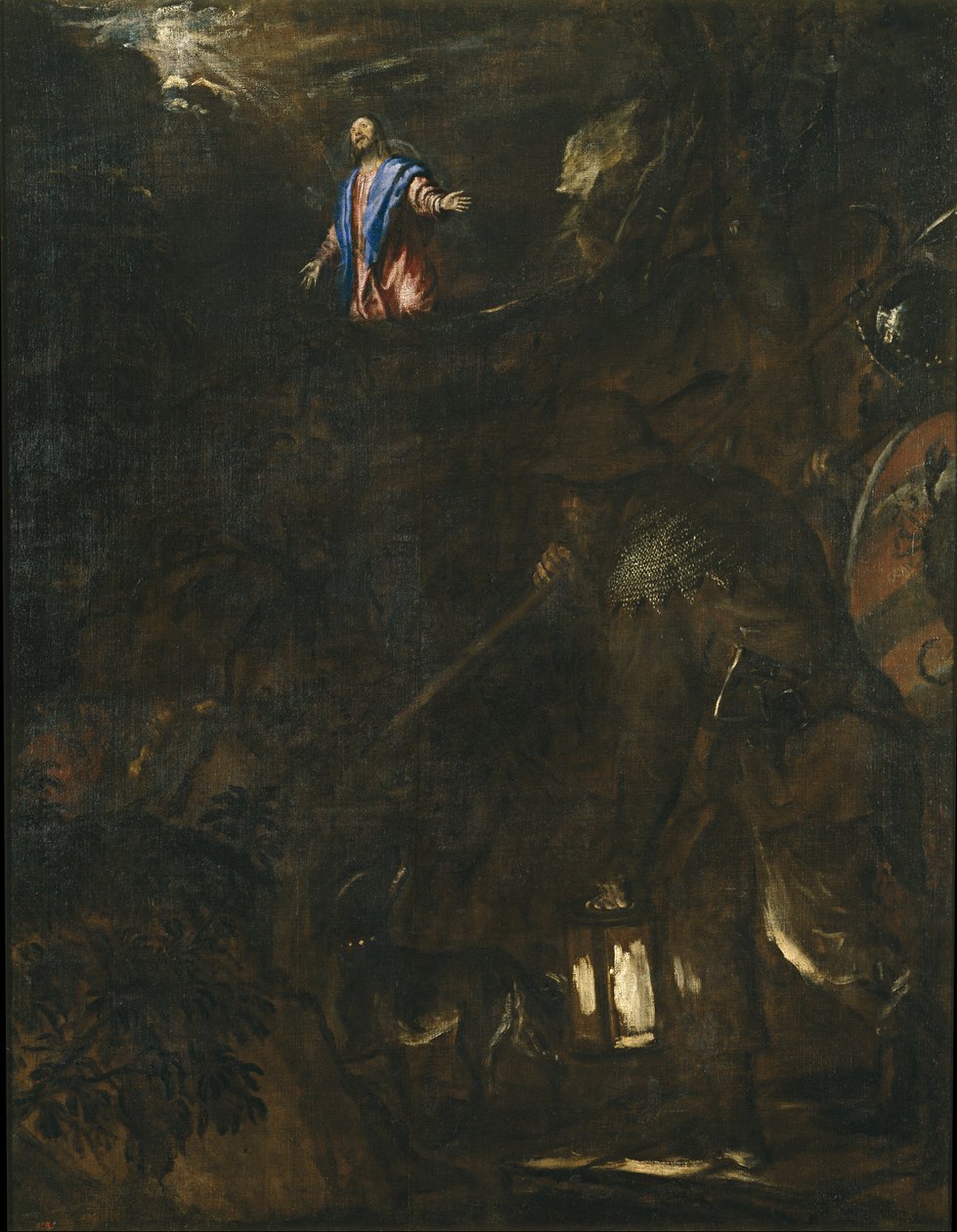 花园里的痛苦，1562年 作者 蒂齐亚诺·韦切利（Tiziano Vecelli）