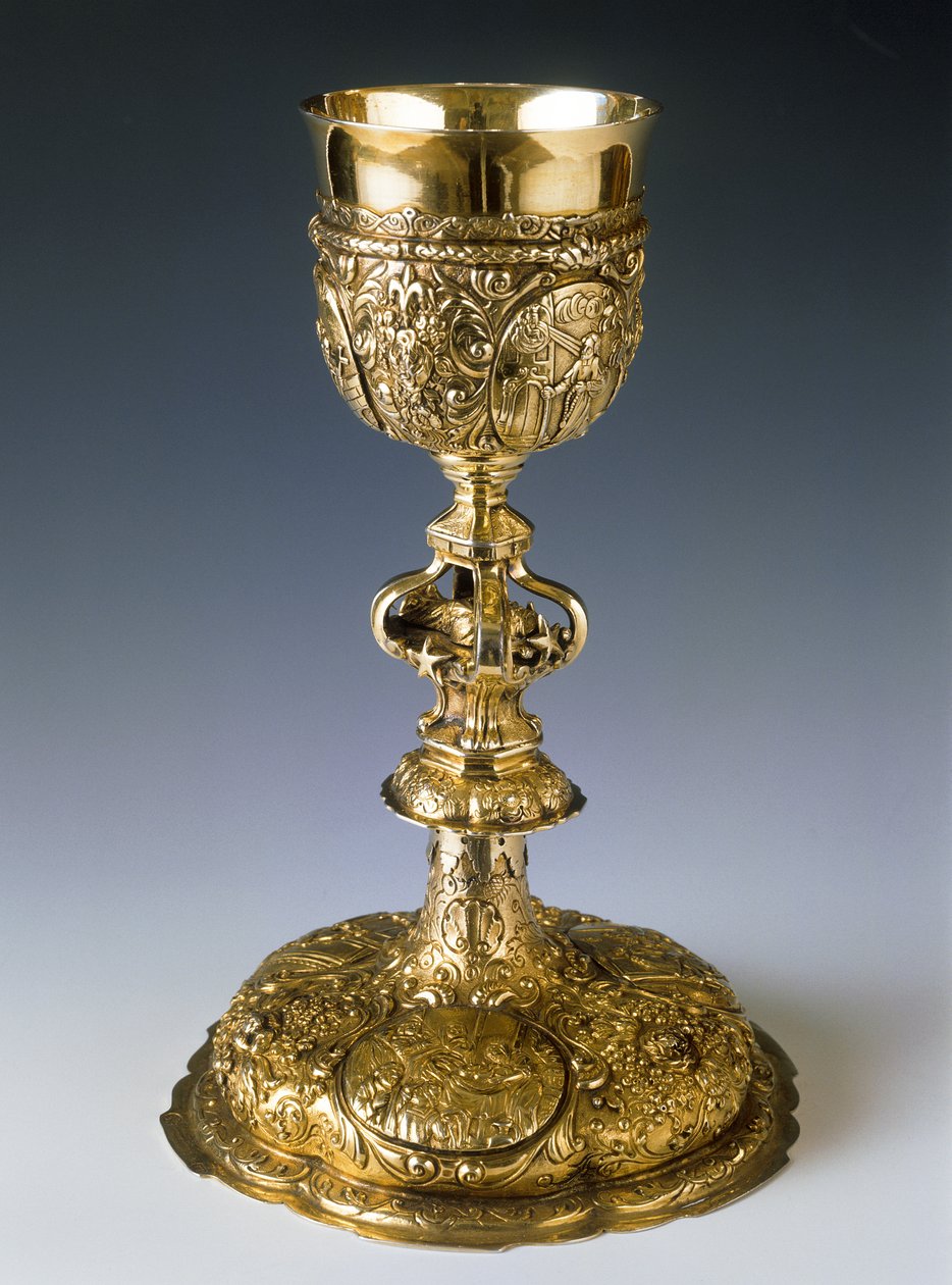 银色圣杯与Nepomuk圣约翰尸体的身影，1727-30（银色） 作者 汤玛斯·德雷克塞尔（TomášDrexel）