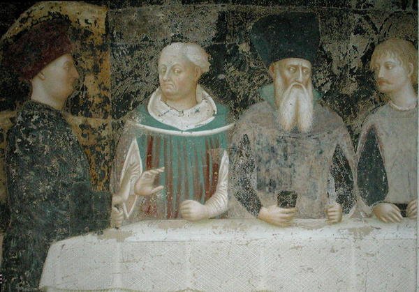 希律王的宴会，来自施洗者圣约翰的生命循环 作者 Tommaso Masolino da Panicale