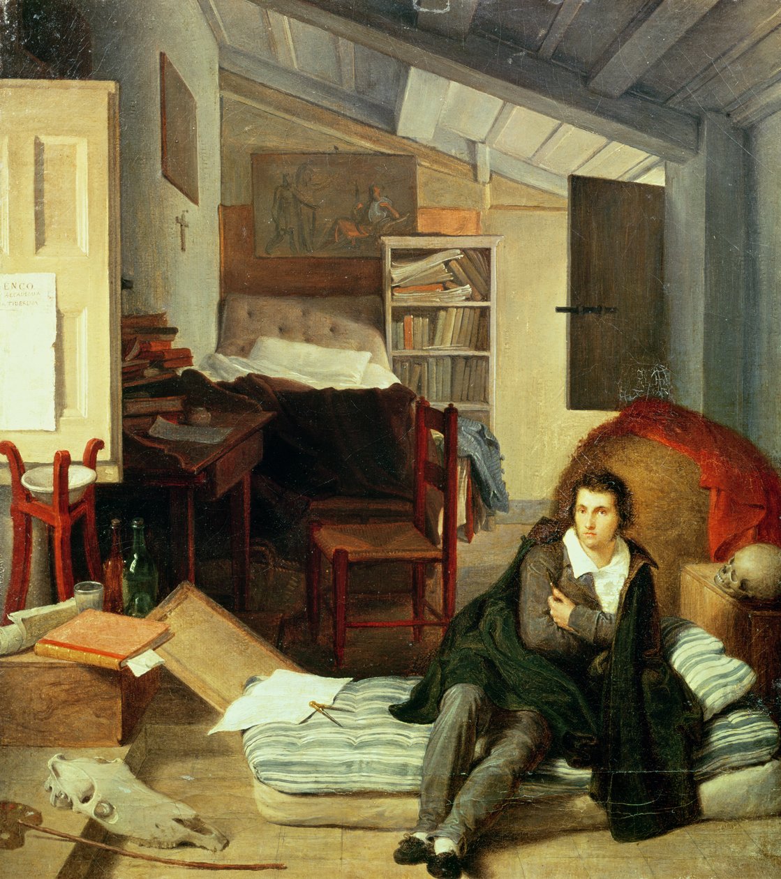 自画像，1807 作者 汤玛索·米纳尔迪（Tommaso Minardi）