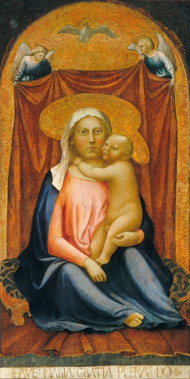 The Madonna of Humility, c. 1423-24 (tempera on panel) 作者 托马索·马萨乔