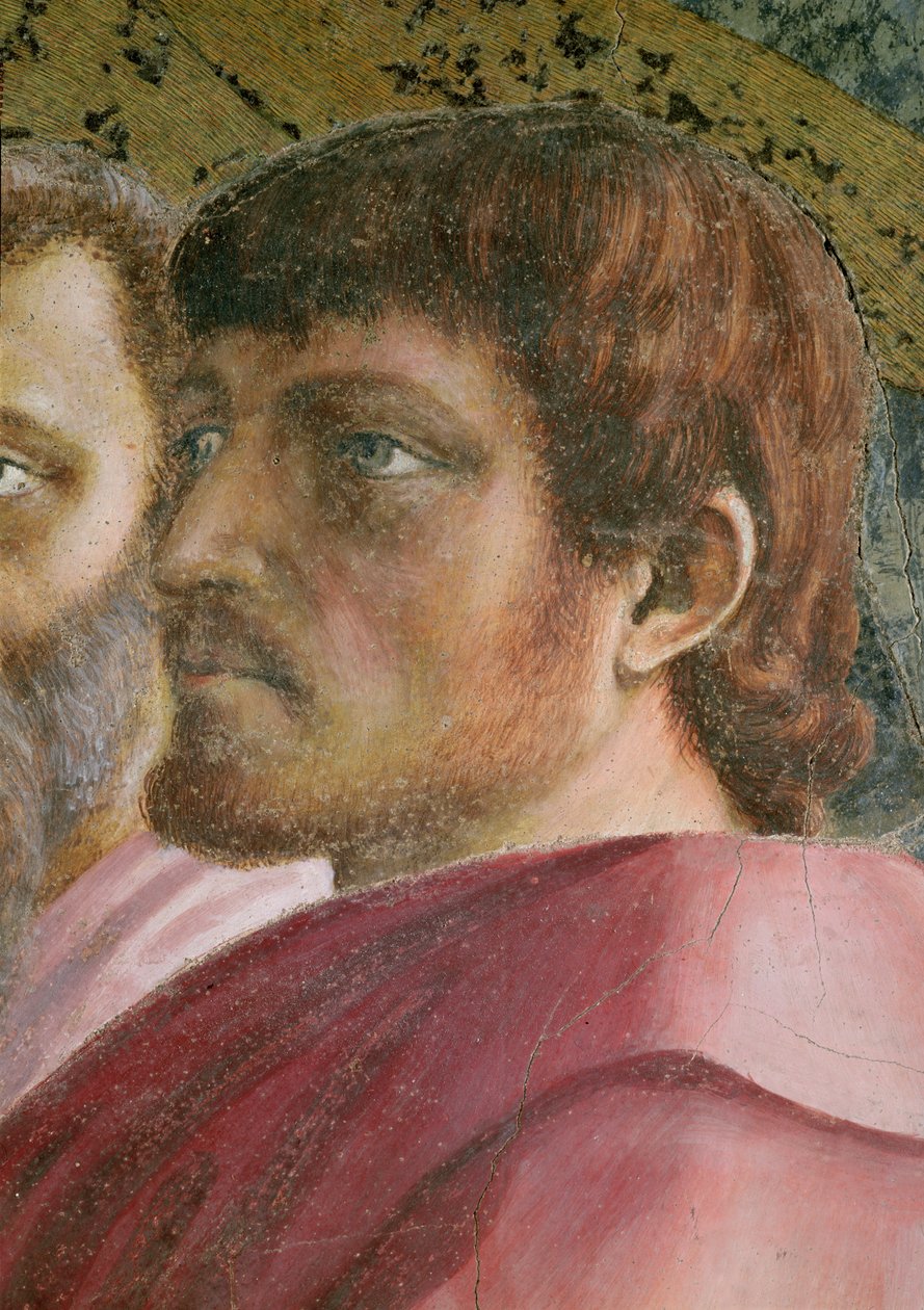 Atetle的致敬金钱头 -  31642 c.1427壁画的细节 作者 托马索·马萨乔