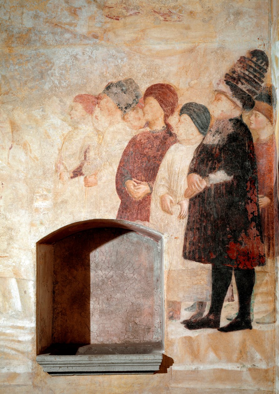 施洗者圣约翰生平一集：一群人- 作者 Tommaso Masolino da Panicale