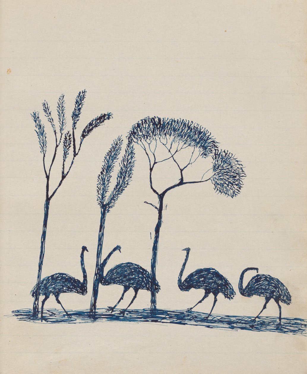Kwatkwat人 - （Emus）Sketchbook主要是土着和白人的活动 作者 汤米麦克雷