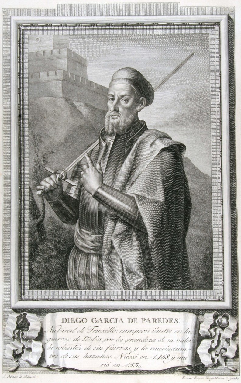 DiegoGarcíadeParedes的肖像（1468  -  1533） 作者 托马斯·洛佩斯·恩吉丹诺斯