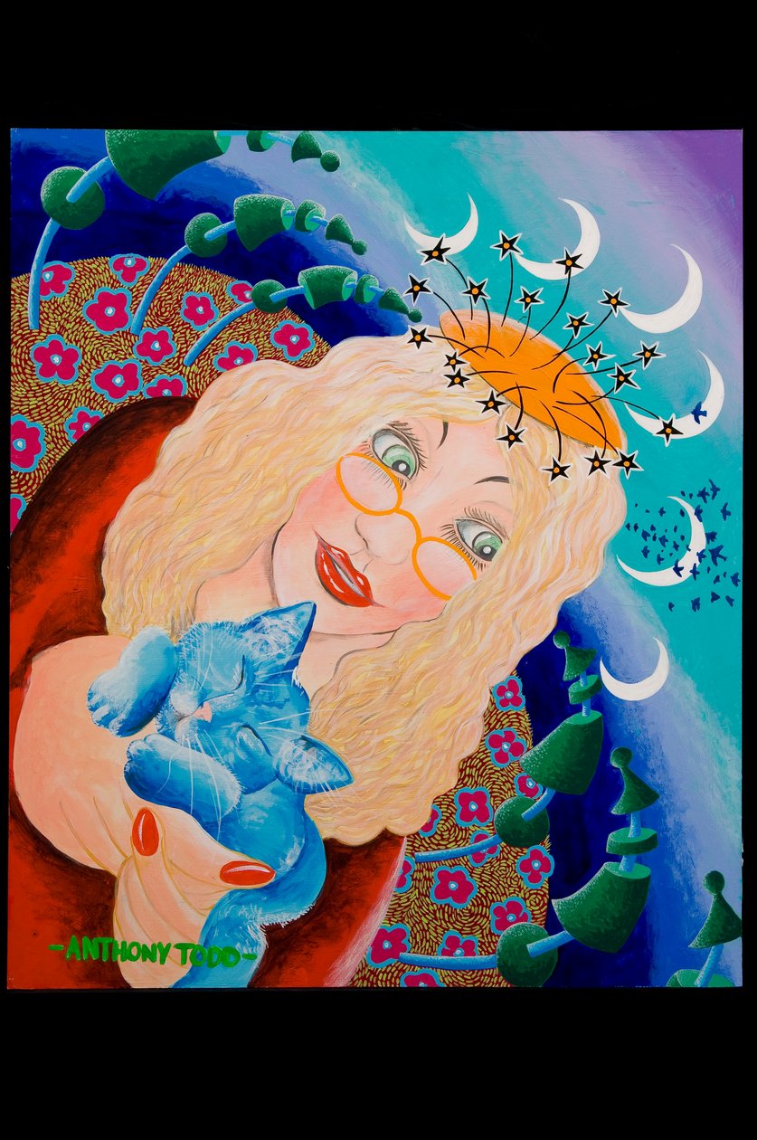吉利和乔治，2010年（丙烯酸船上） 作者 托尼·托德