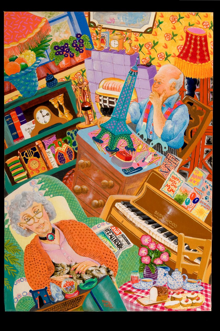2010年奶奶生日（船上的丙烯酸） 作者 托尼·托德