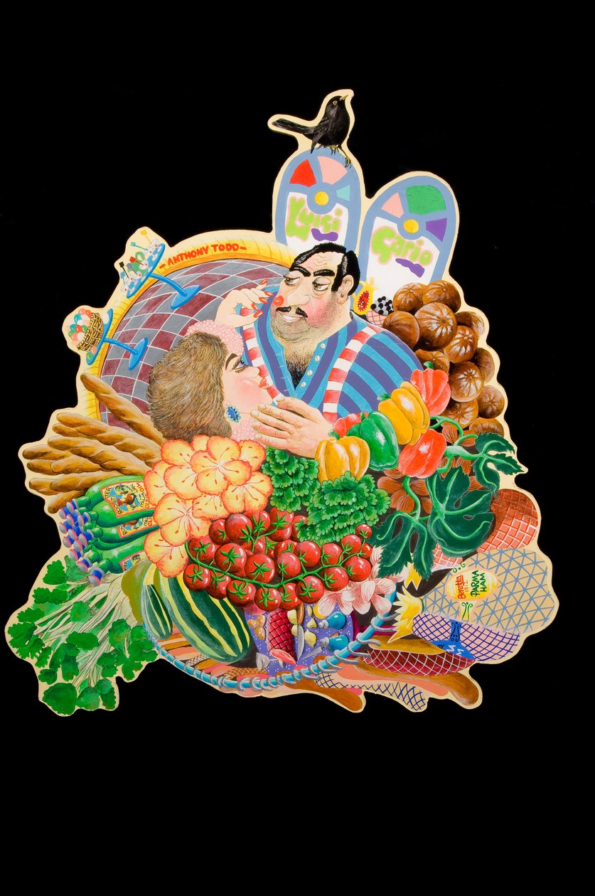 爱在熟食店，2010年（丙烯酸船上） 作者 托尼·托德