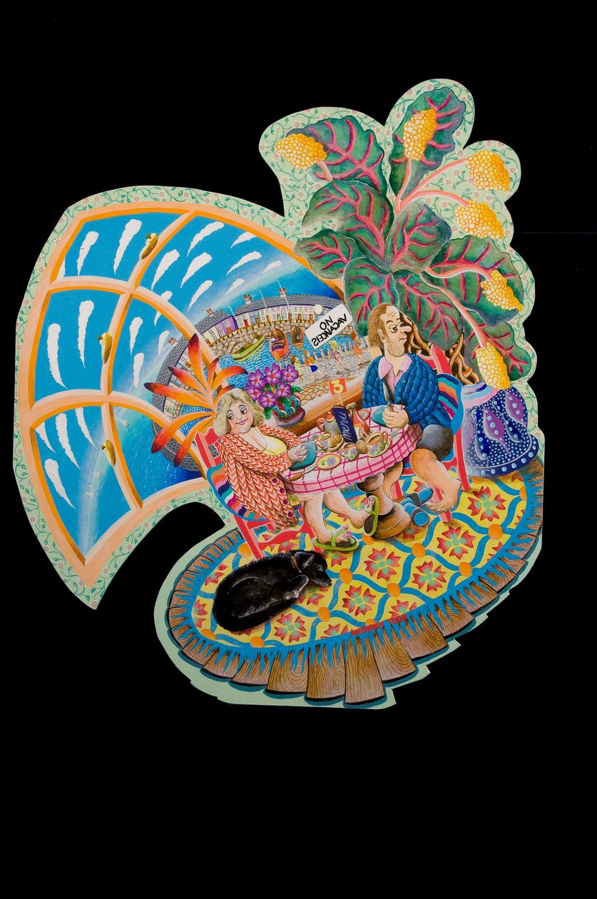 Ts女士B＆B 1,2010（丙烯酸船上） 作者 托尼·托德