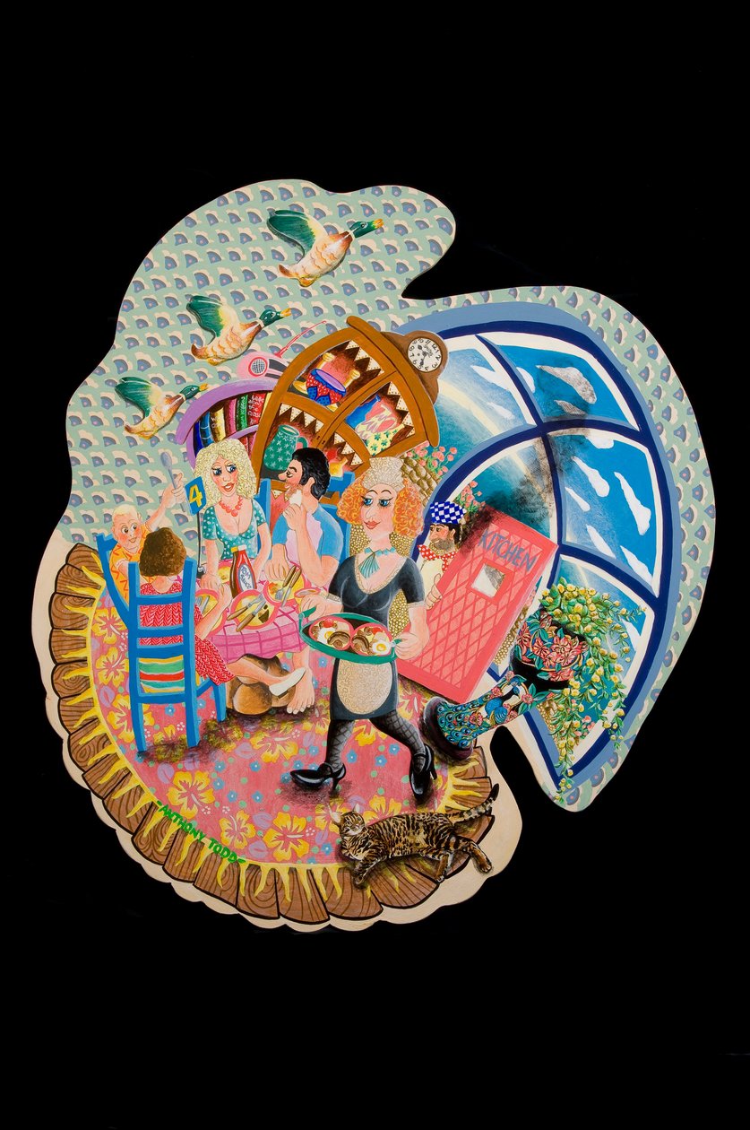 Ts女士B＆B 2,2010（丙烯酸船上） 作者 托尼·托德