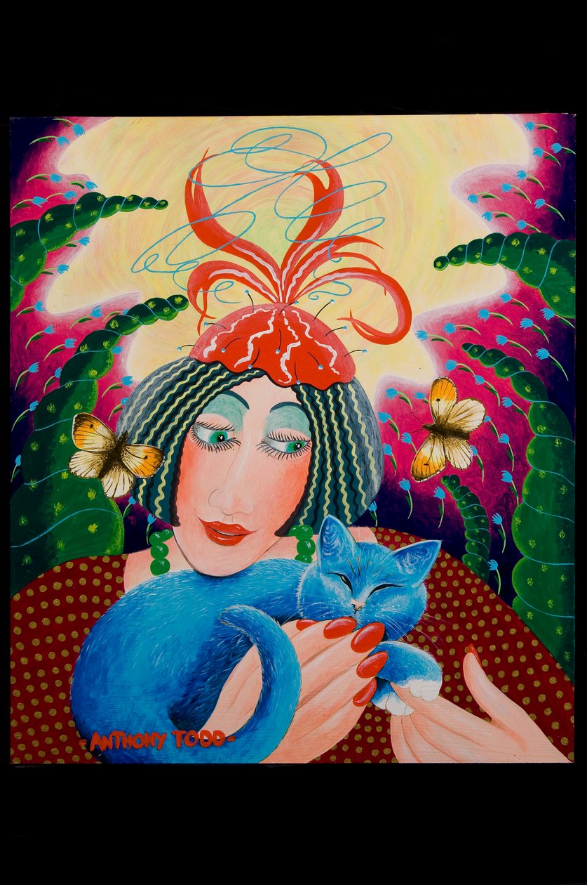 Penny和Bunty，2010（丙烯酸船上） 作者 托尼·托德
