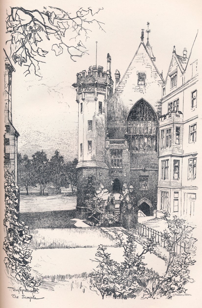 庙宇，c1902 作者 托尼·格鲁伯霍夫（Tony Grubhofer）