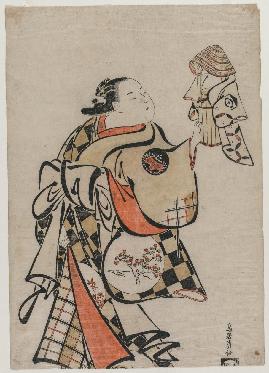 1710年代中期，藤村汉代担任妓女。 作者 鸟居清正