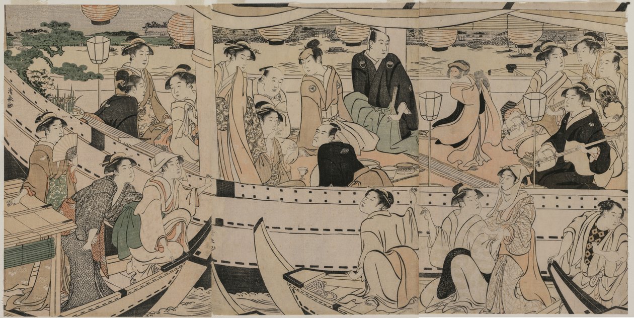 隅田川泛舟派对 作者 永永鸟居