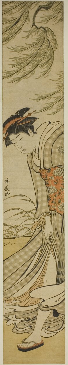 风和日丽柳下行的歌妓 作者 永永鸟居