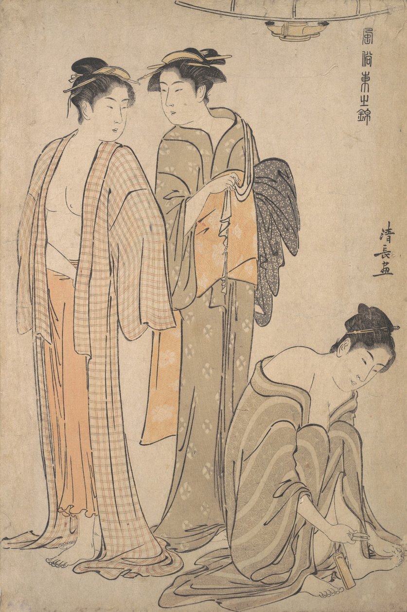 剪脚趾甲，洗澡后上厕所。 作者 永永鸟居