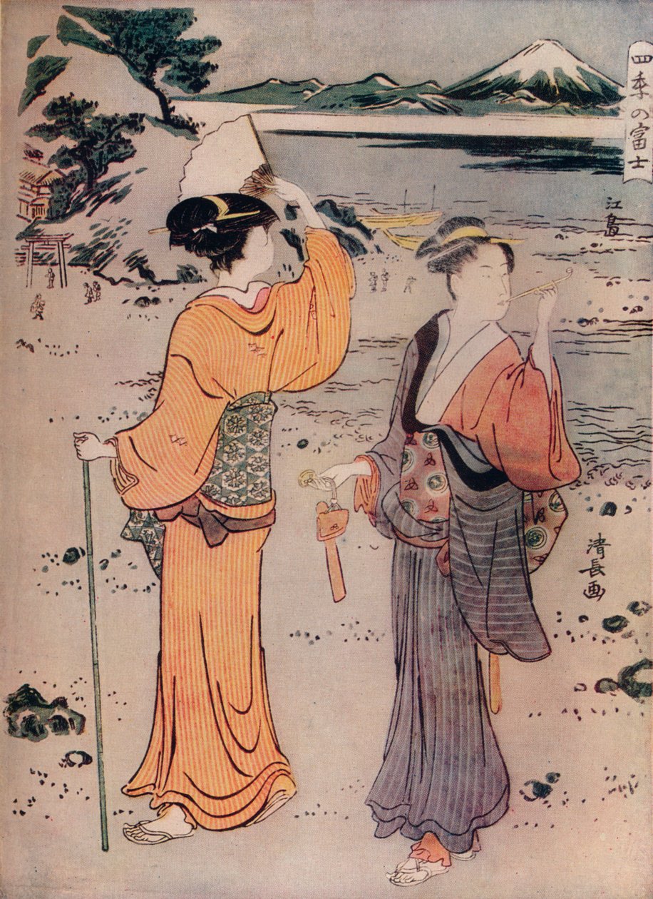 1914年，c17世纪，海边的女孩 作者 永永鸟居