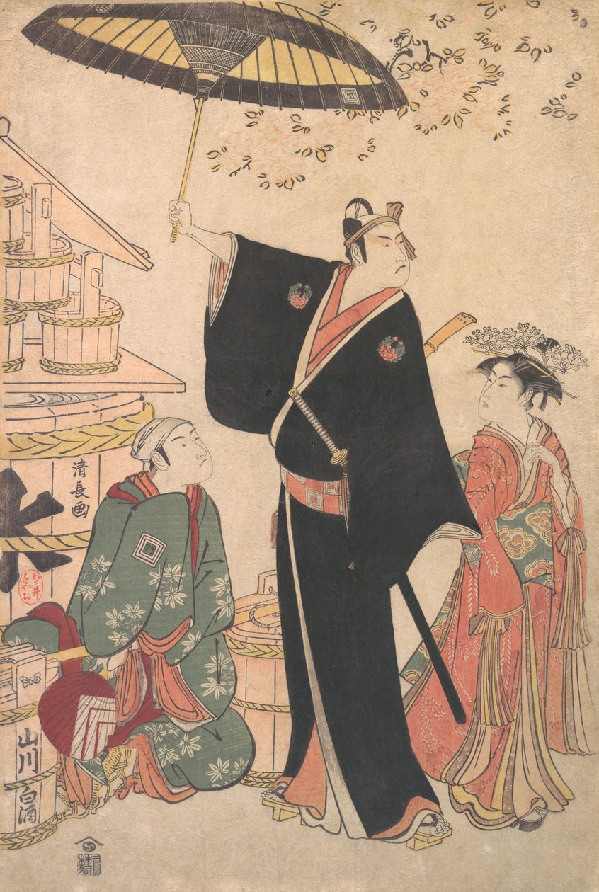 1784年，市川遥三在《江户樱花》剧中扮演Sukeroku，也被称为...。 作者 永永鸟居