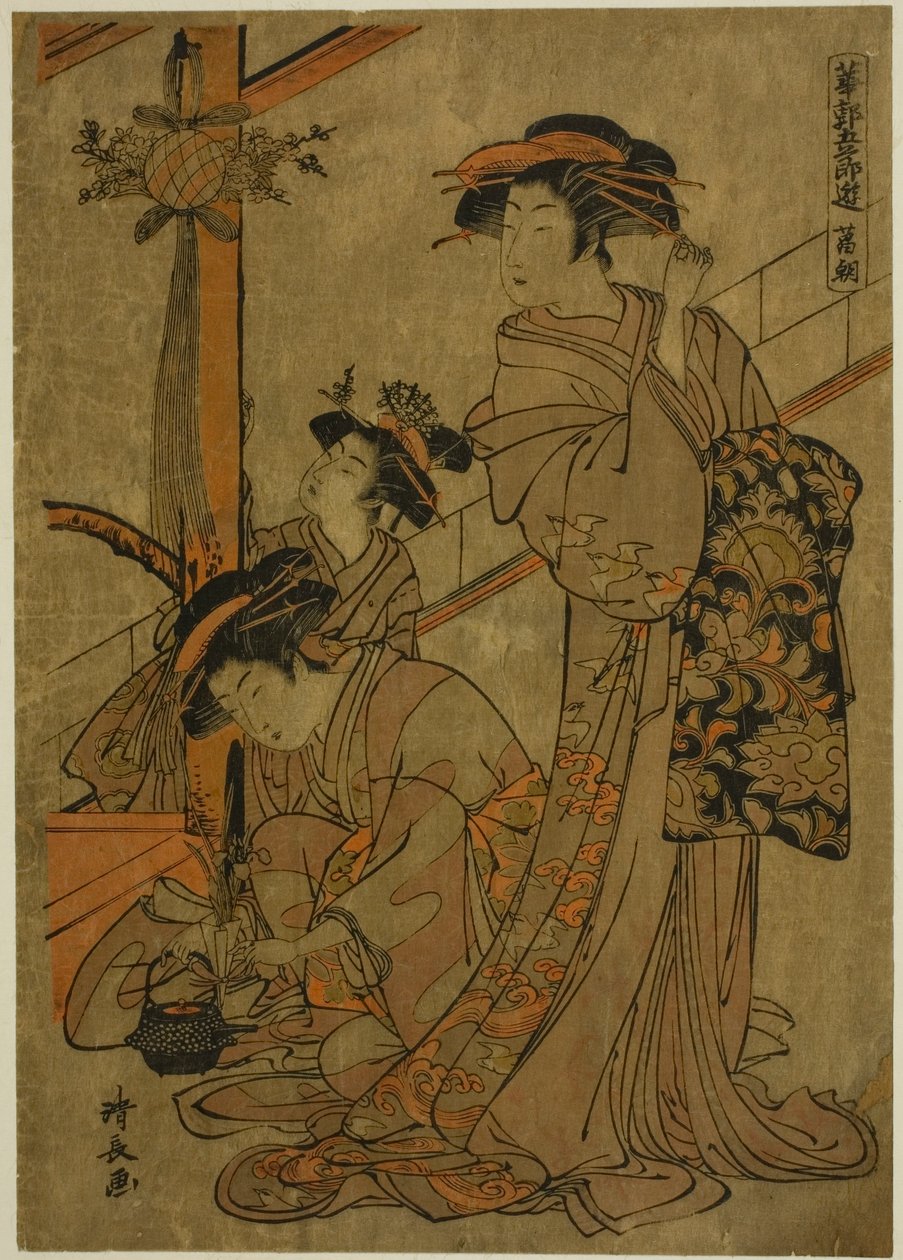 鸢尾花之晨》，选自 "欢乐街区的五个节日（花鹤岩五色节）"系列 作者 永永鸟居