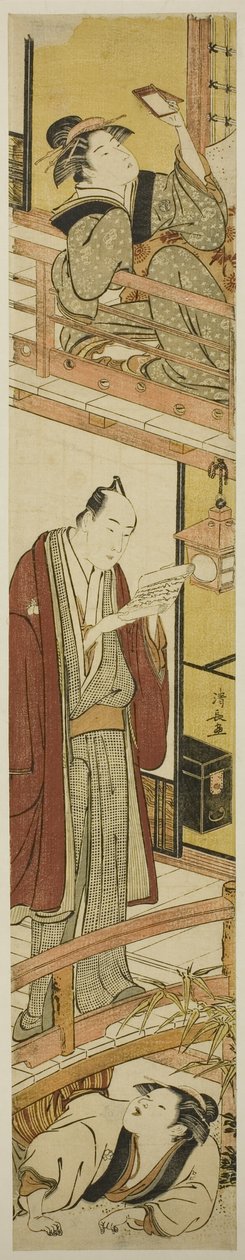 模仿戏剧 "忠臣库（Chushingura）"的第七幕 作者 永永鸟居