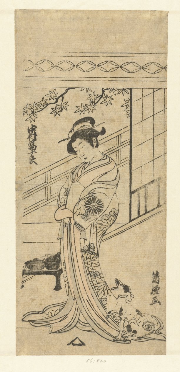中村富十郎饰演女性角色 作者 鸟居清经
