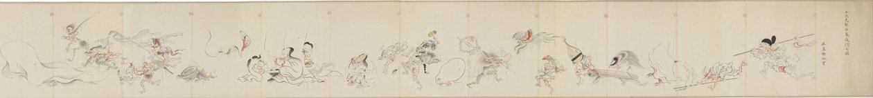Tosa Mitsuoki的Hyakki Yako no Zu 作者 土佐充月