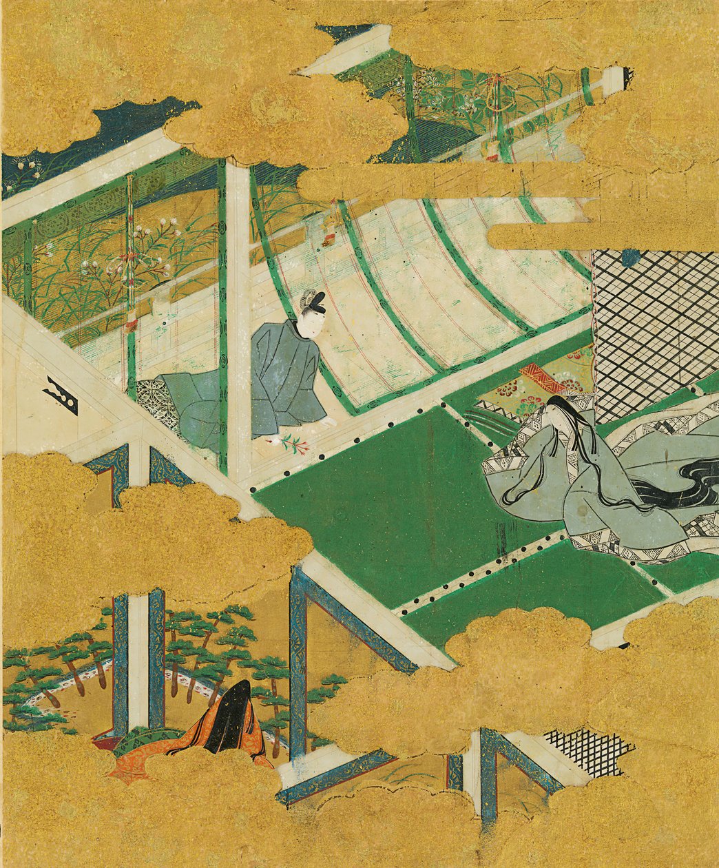 雾花》藤袴，16世纪末-17世纪初。 作者 土佐三好