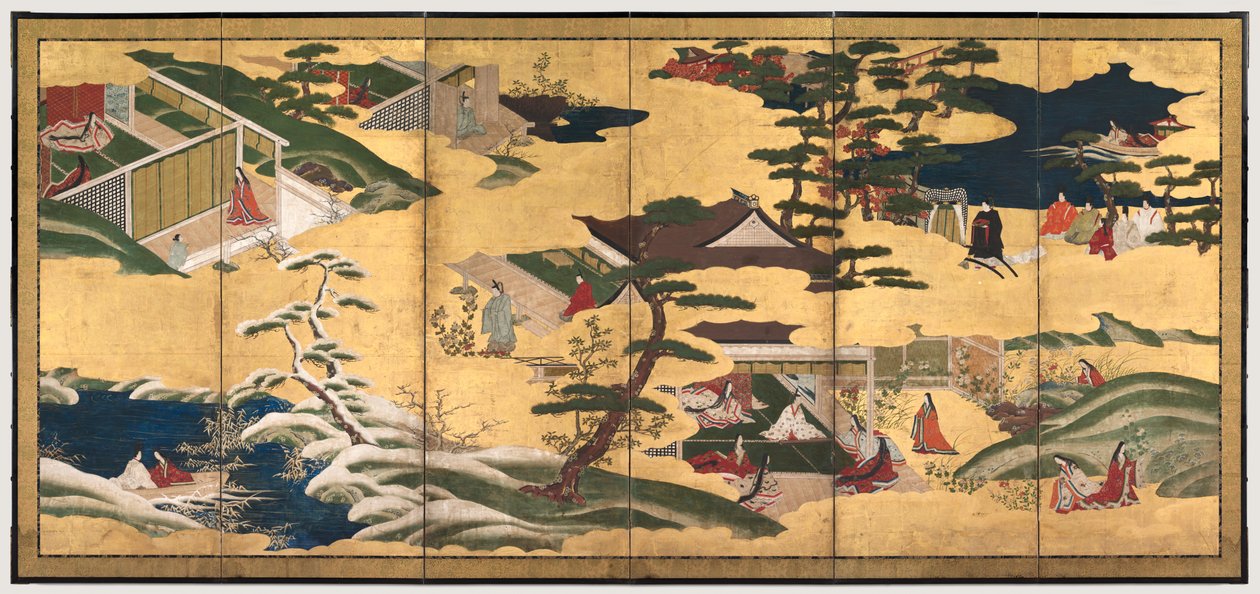 源氏物语》场景 作者 土佐学校