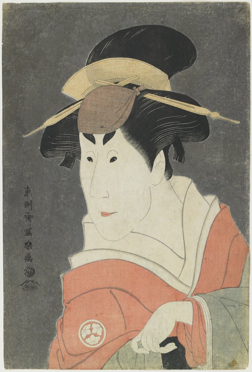 Osagawa Tsuneyo II女性角色，1794年 作者 Toshusai Sharaku