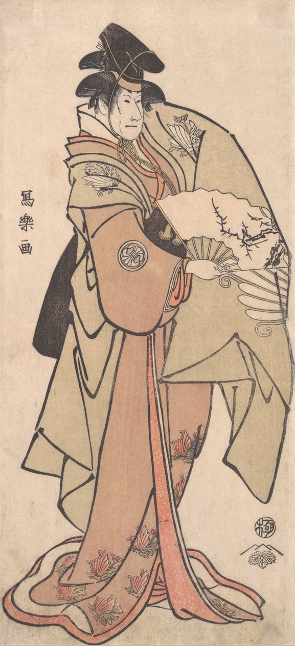 濑川喜久野三在一个不知名的角色中，1794-95。 作者 Toshusai Sharaku
