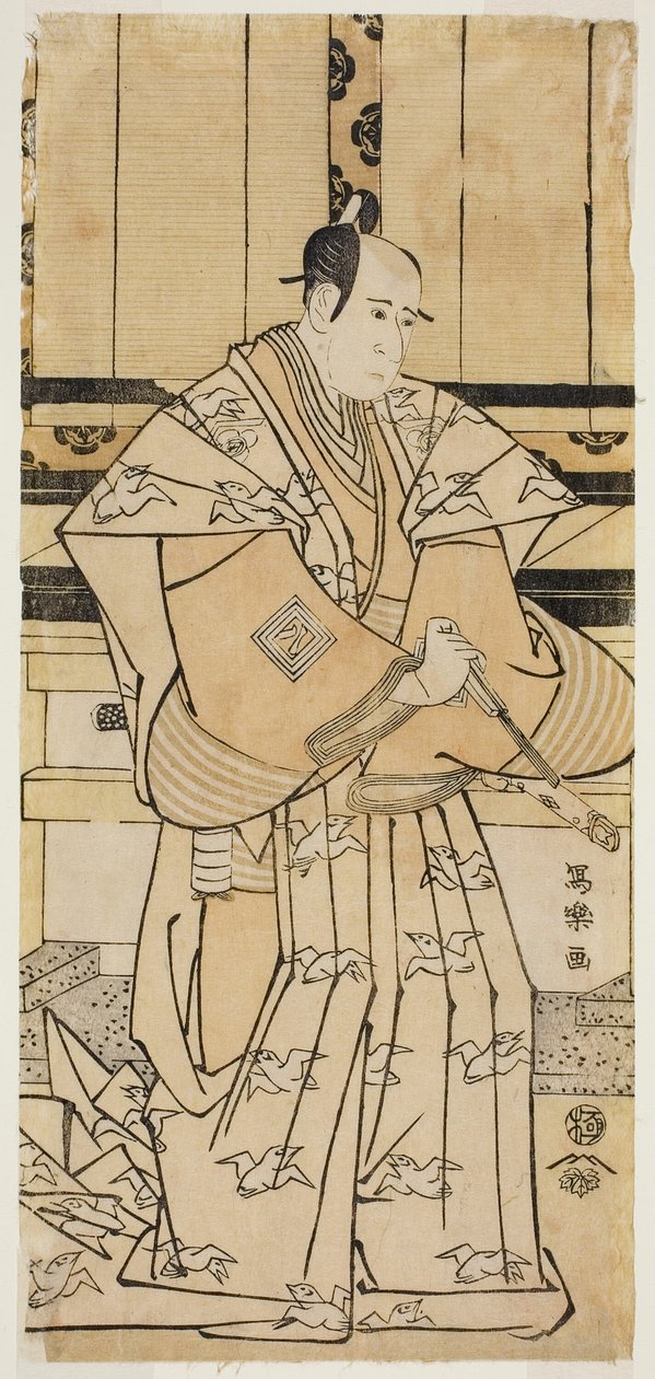 演员 Ichikawa Yaozo lll 饰 Soga no Juro Sukenari (Sandai-me Ichikawa Yaozo no Soga no Juro Sukenari) 作者 Toshusai Sharaku
