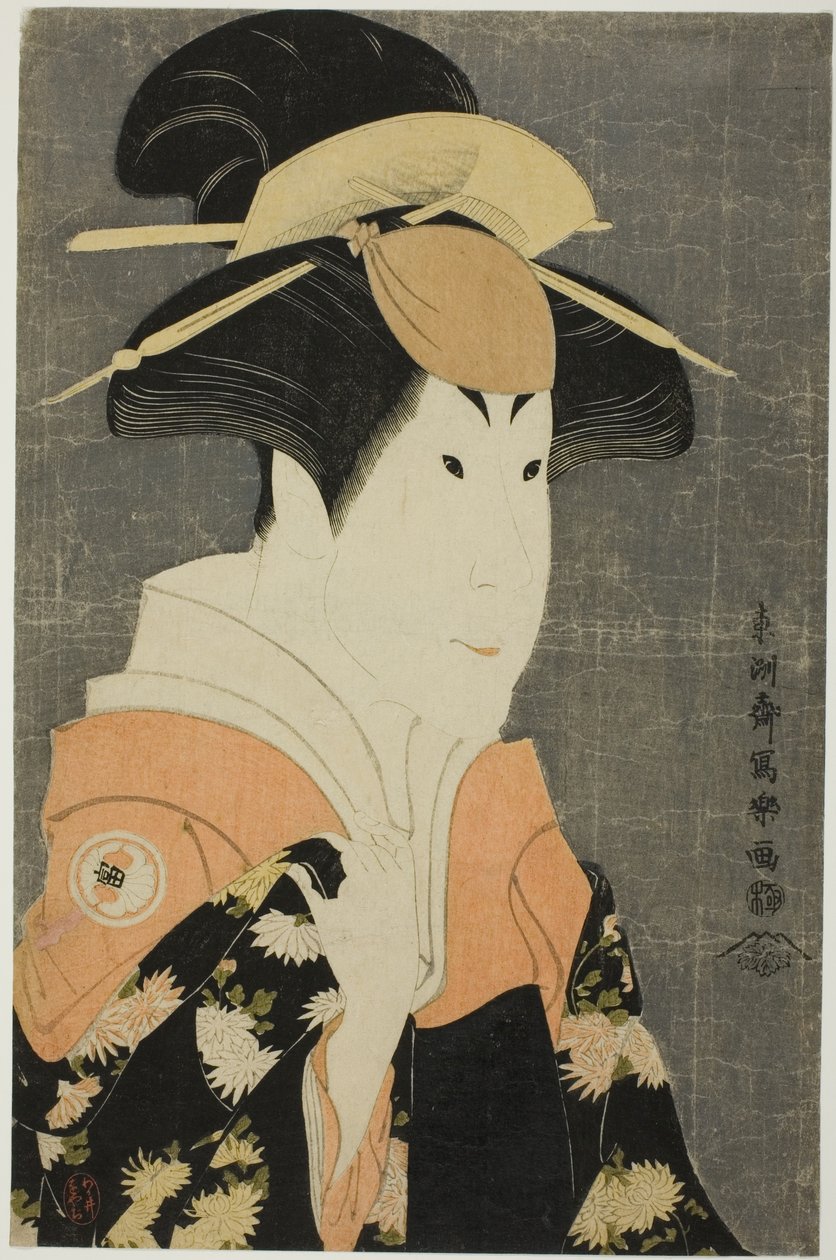 演员濑川富三郎二世饰演小西仓堂的妻子亚多利吉 作者 Toshusai Sharaku