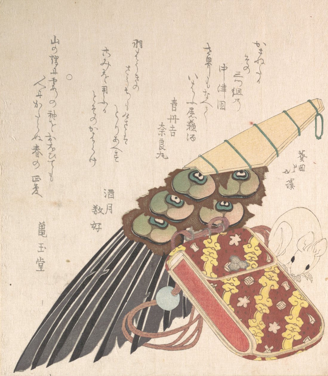 Feather-Brush和Doran的一种药箱，里面有一个老鼠的网饰，大概是1816年。 作者 东东屋北海