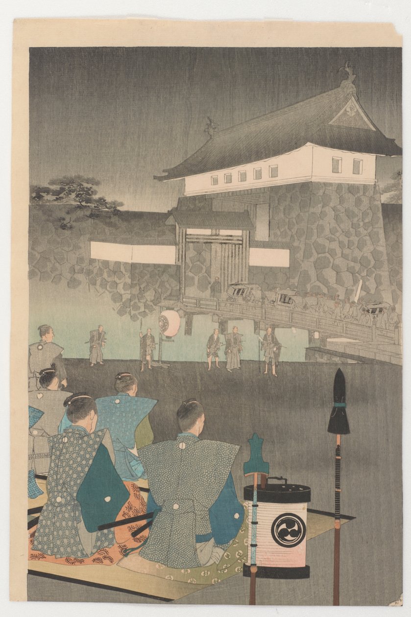 Chiyoda，1897（彩色木版画） 作者 丰原千信