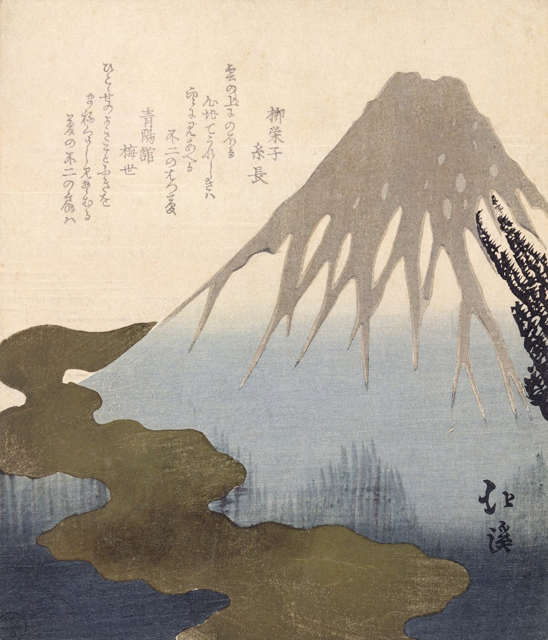 雪下的富士山 作者 丰田福建
