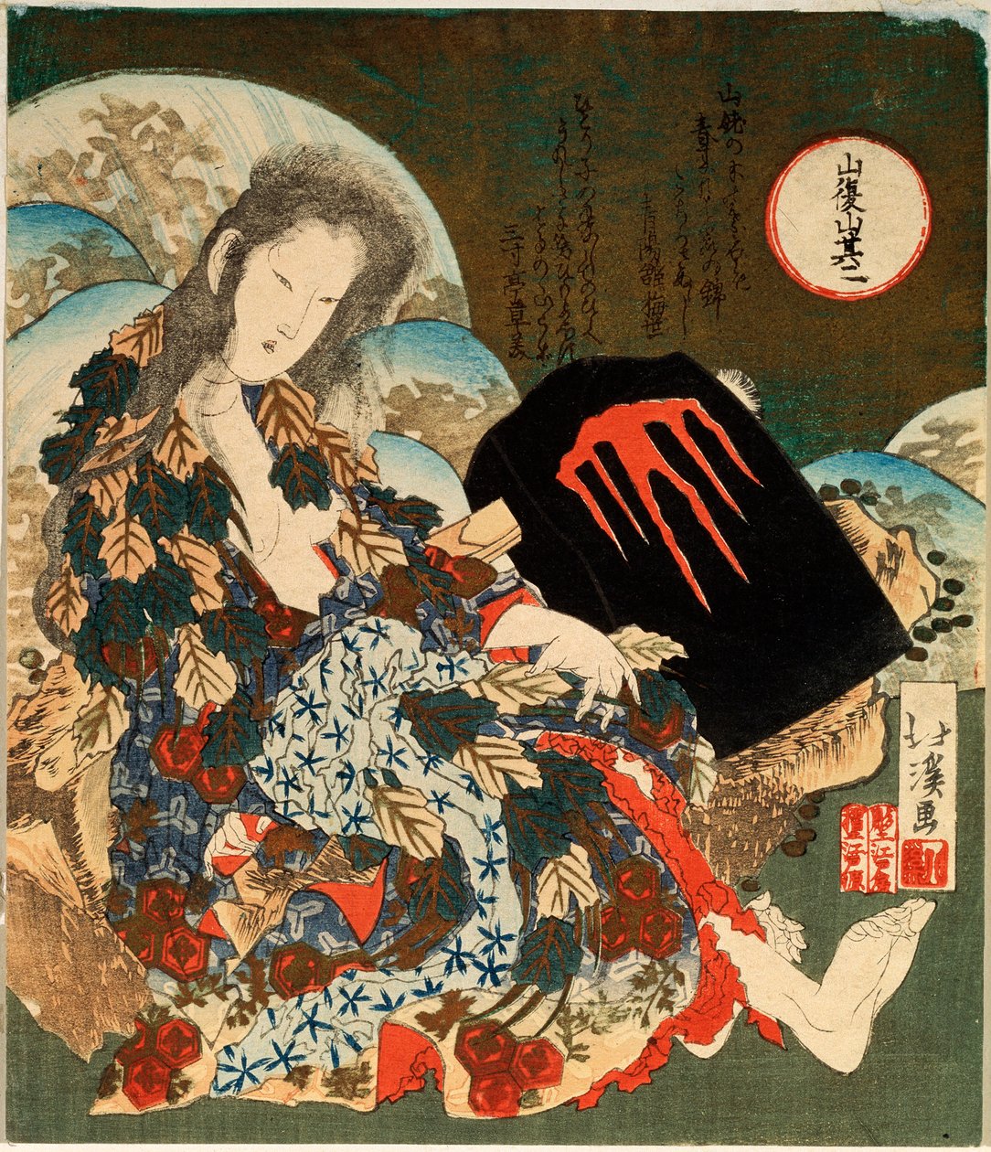 1840年代的山巴与金太郎。 作者 丰田福建