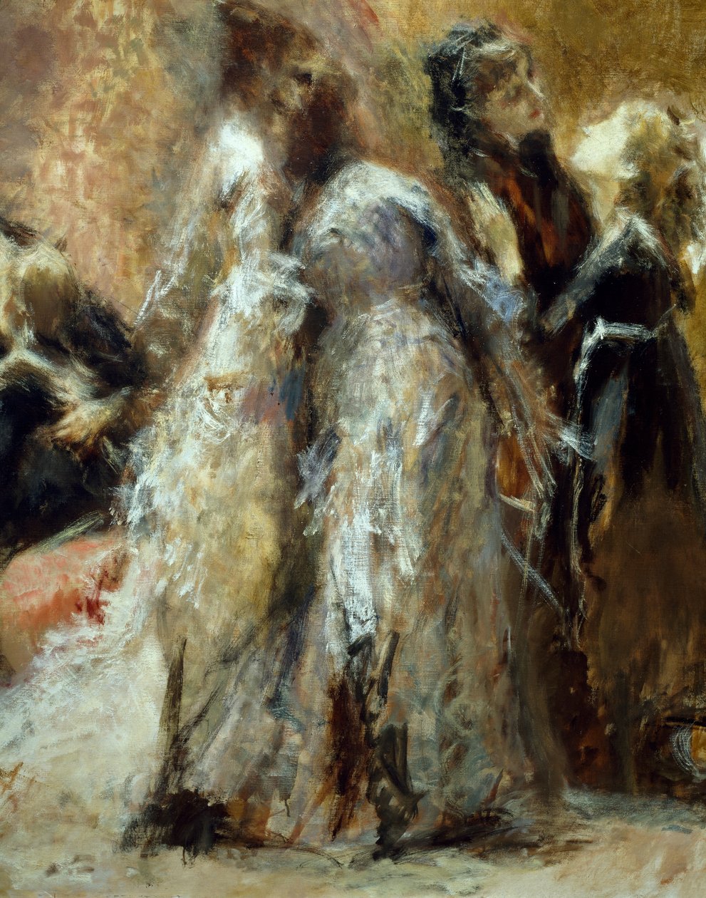 访问学院》，特兰基洛-克雷莫纳（1837-1878），布面油画 作者 克雷莫纳镇