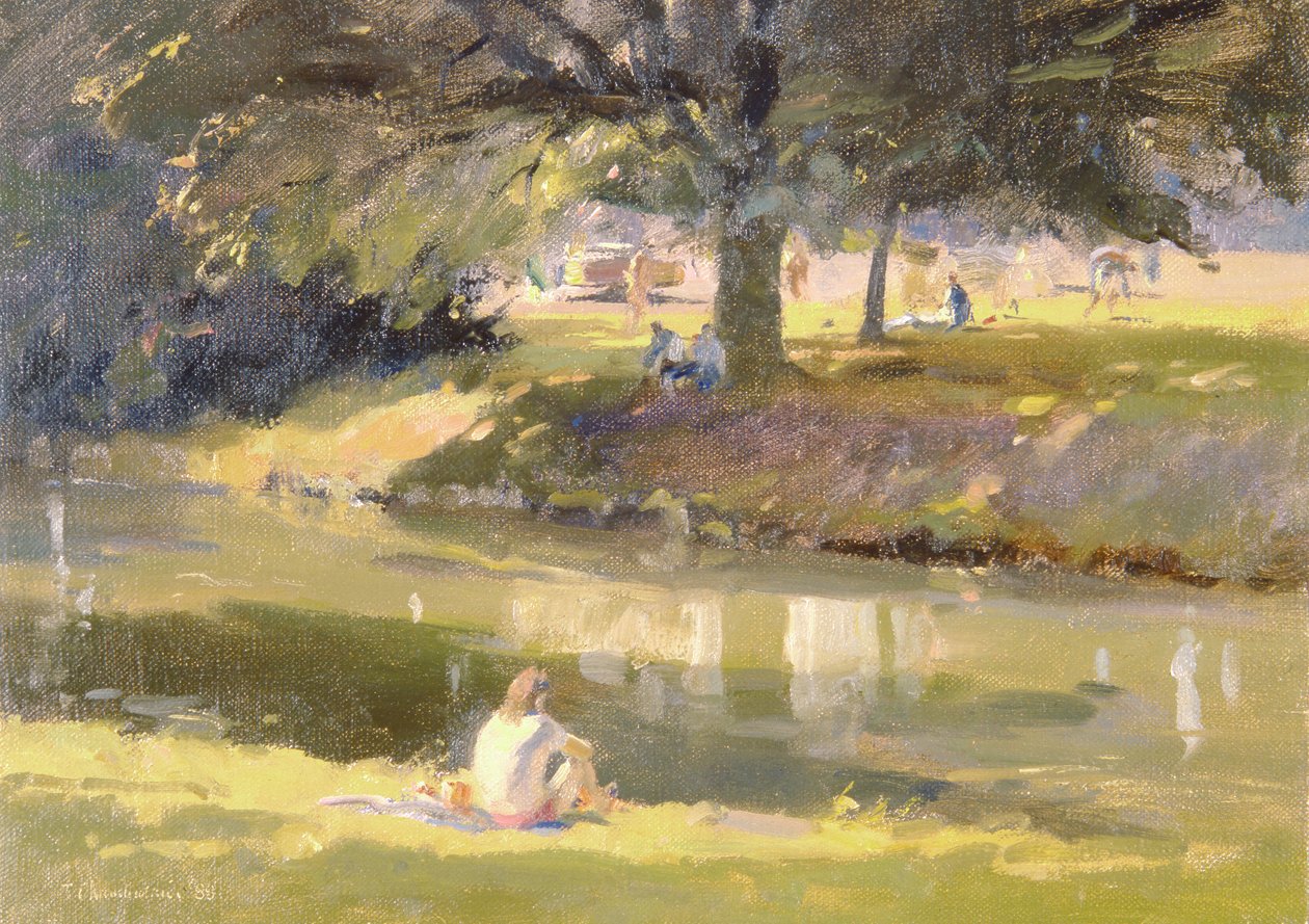 High Summer，Castle Grounds，Hertford，1988 作者 特雷弗·张伯伦