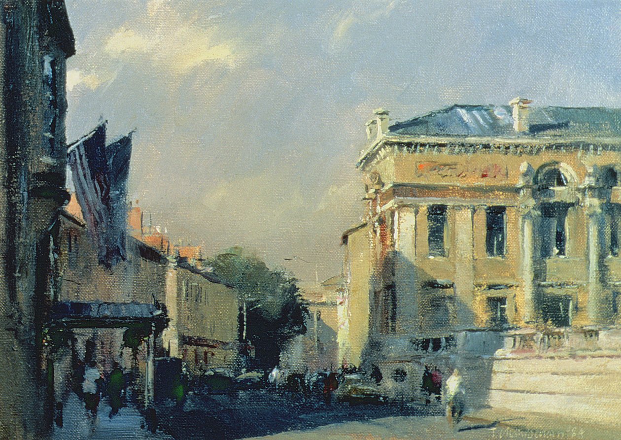 早晨，阿什莫林博物馆，1984 作者 特雷弗·张伯伦