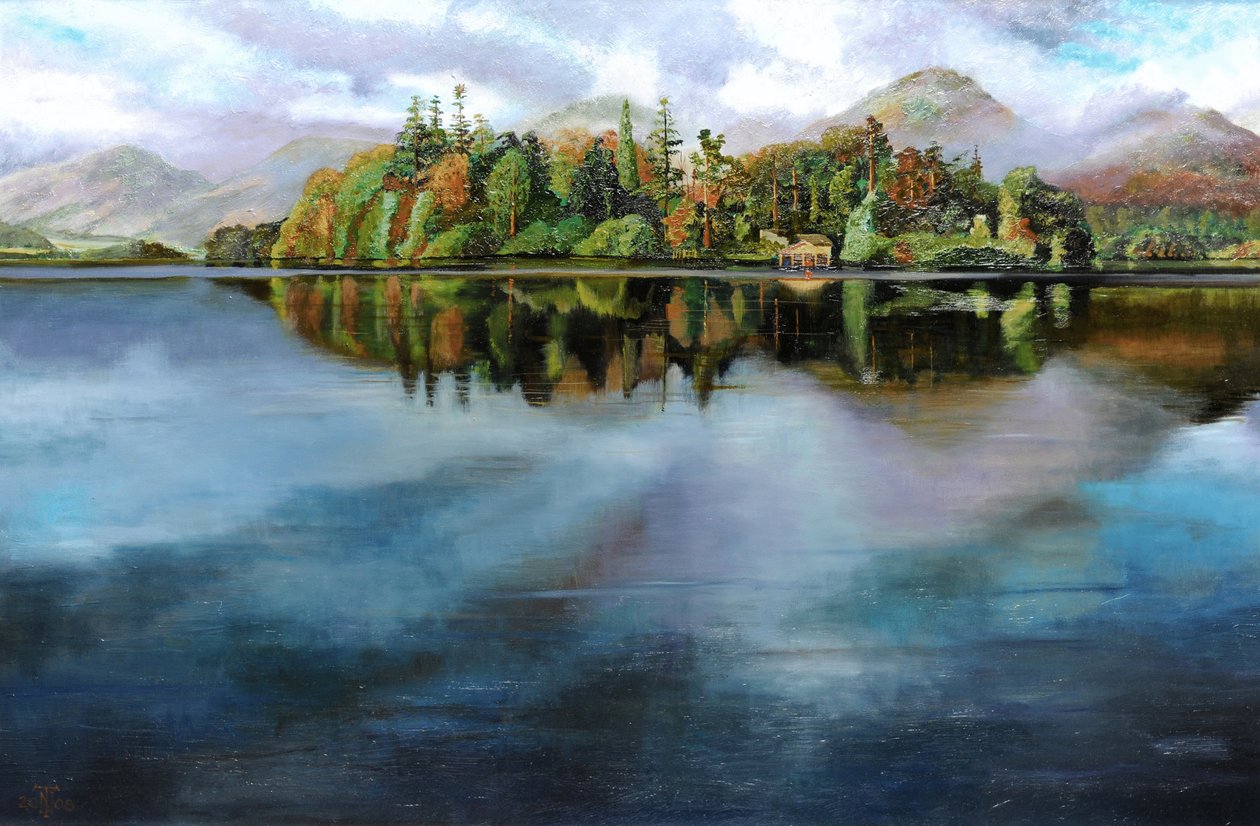Boathouse，Derwentwater，坎布里亚郡，2008年 作者 特雷弗·尼尔