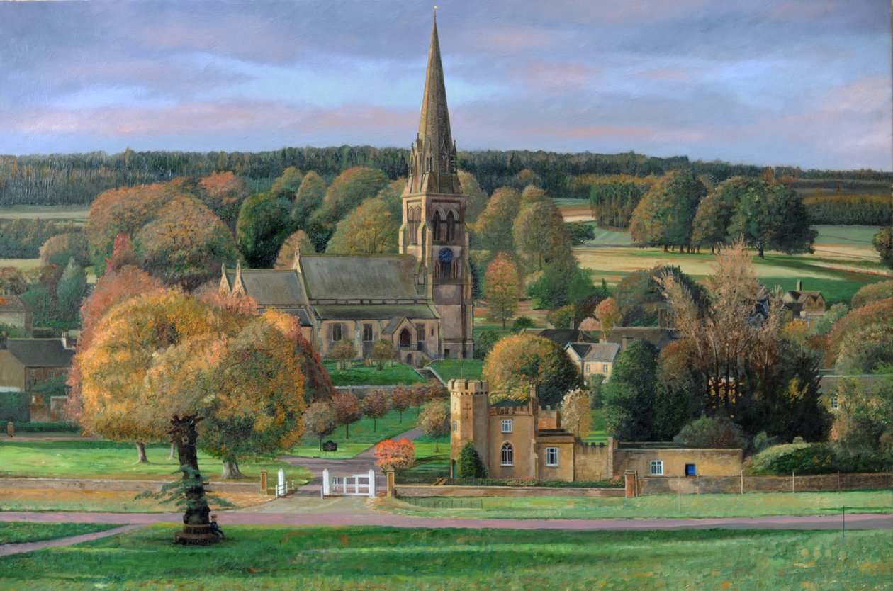 Edensor，Chatsworth Park，德比郡，2009年 作者 特雷弗·尼尔