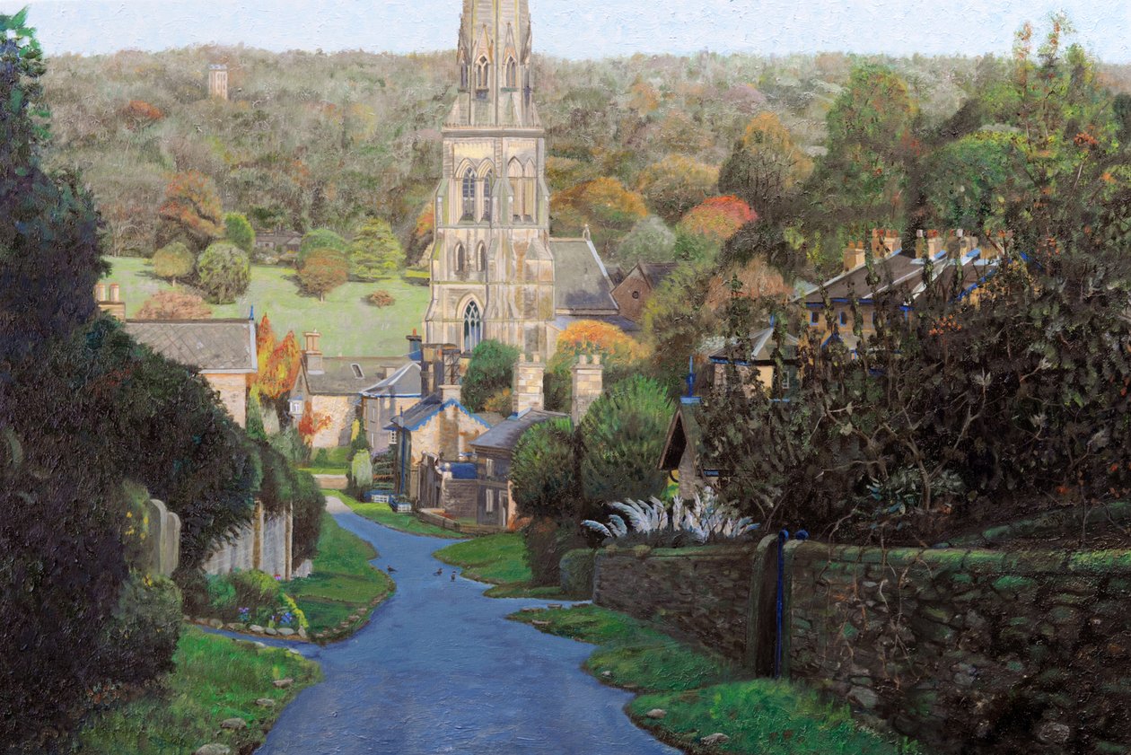 Edensor，Chatsworth Prak，德比郡，2009年 作者 特雷弗·尼尔
