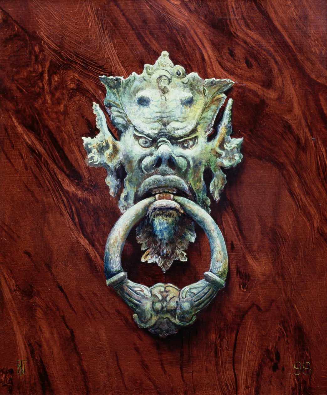 一对托斯卡纳门环（魔鬼）1998 作者 特雷弗·尼尔
