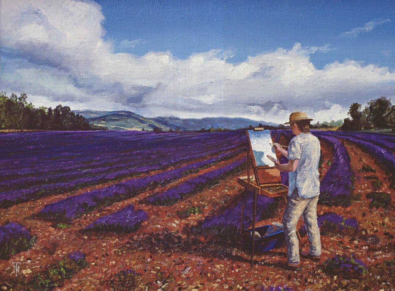 画家，沃克吕兹，普罗旺斯，1998年 作者 特雷弗·尼尔