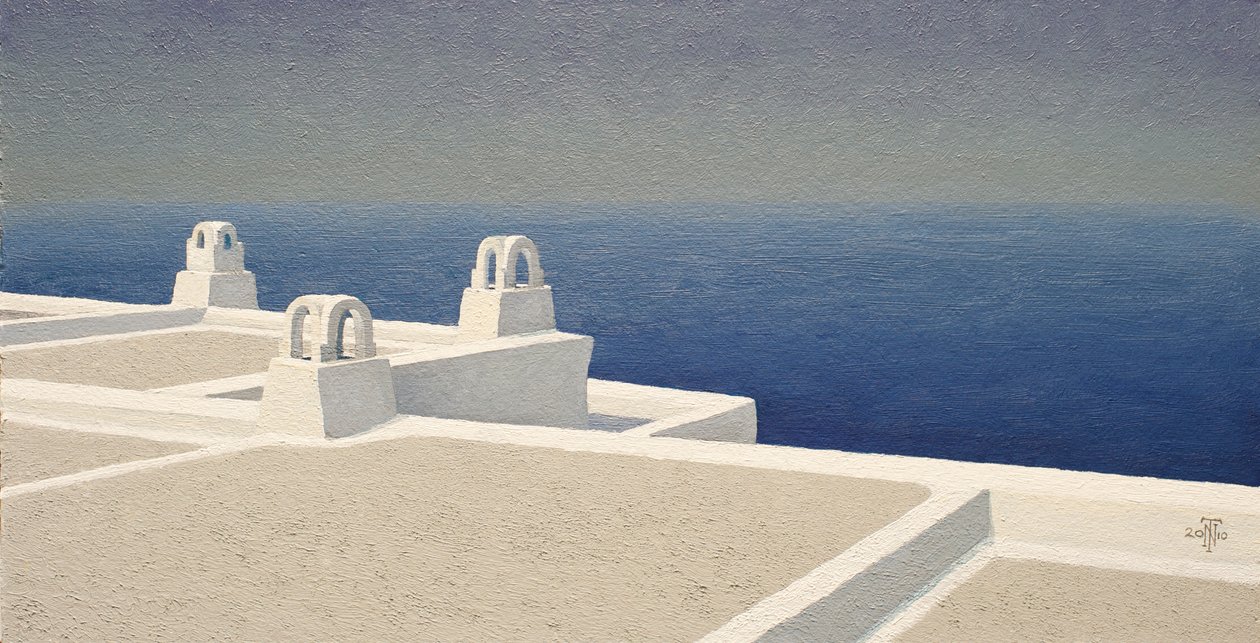 圣托里尼岛II，2010年 作者 特雷弗·尼尔