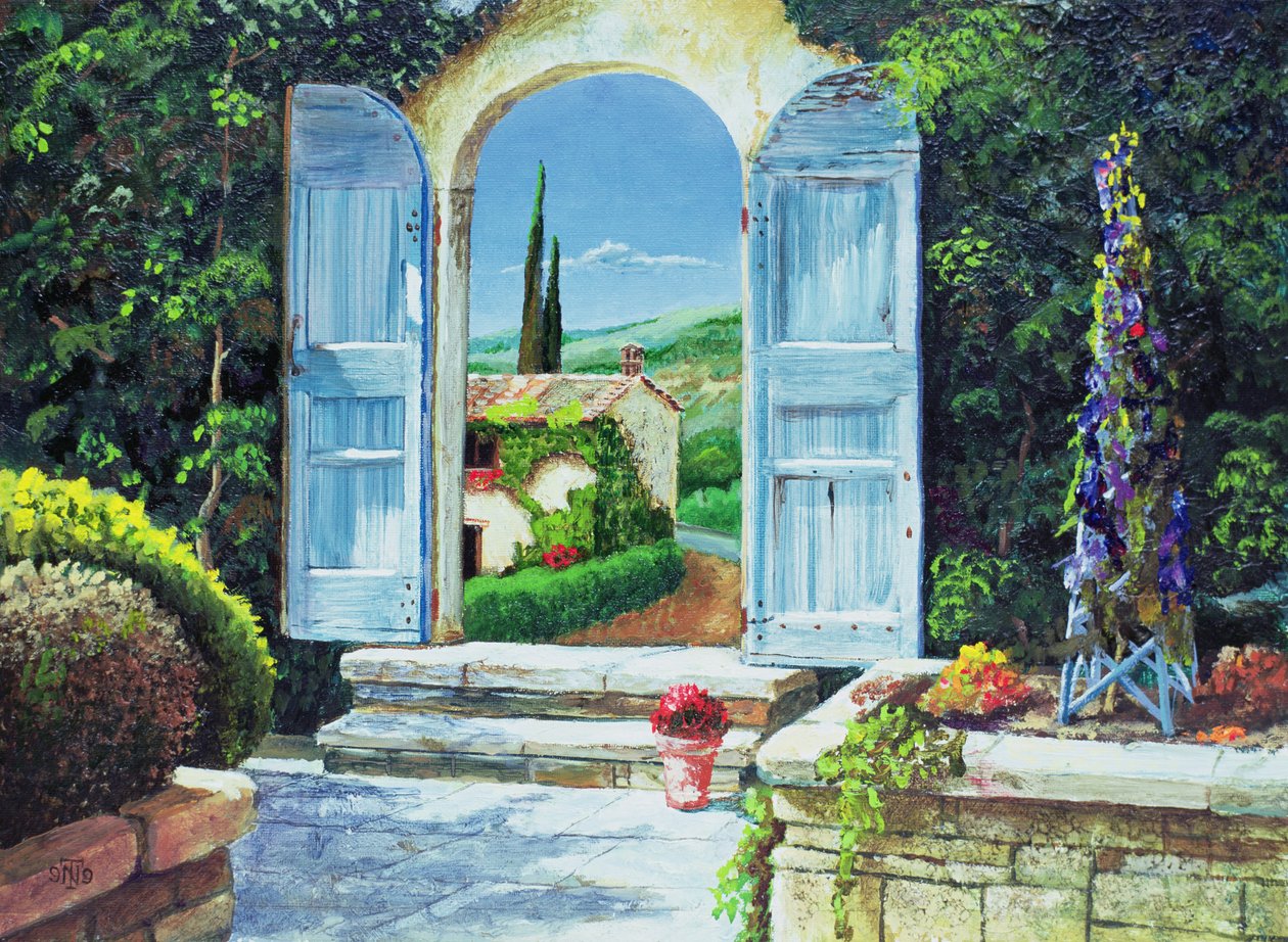 Shuttered Doorway，Volterra，Italy，1999 作者 特雷弗·尼尔